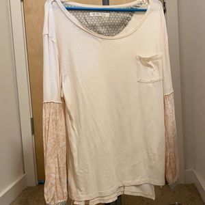 Cream shirt